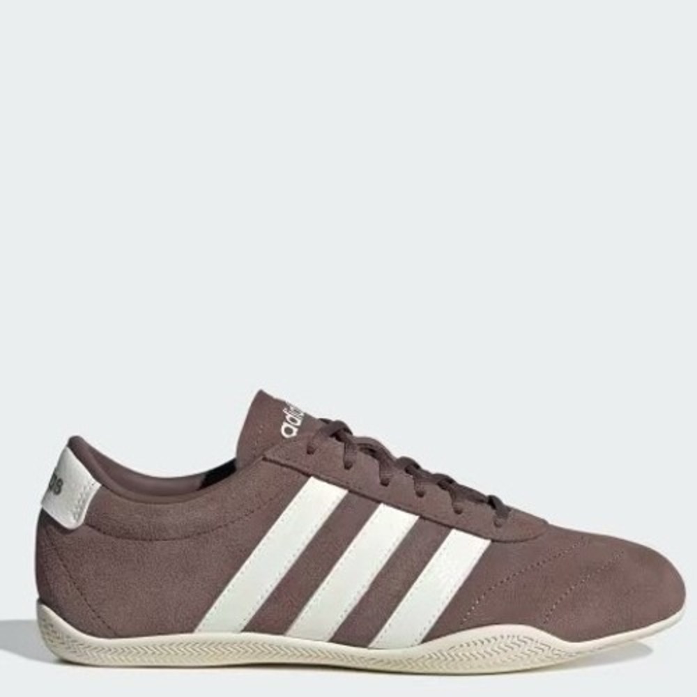 Adidas Grand Court Lo Sneakers Women 9 Brown Earth Strata Off White JQ7226 Retro - Picture 3 of 12